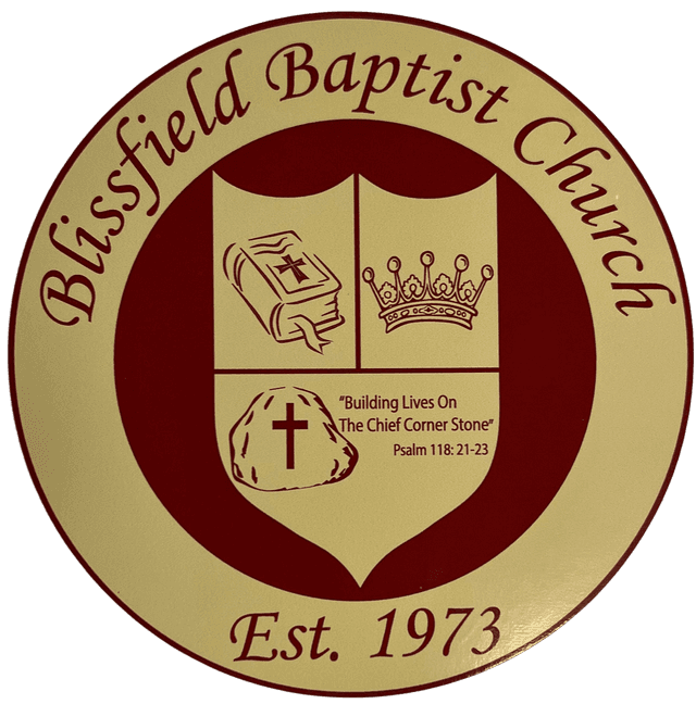 Blissfield Baptist Church seal
